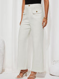 High Waist Wide Leg Pants - Trendsi