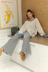 Annie Wear Contrast Trim Button Down Raglan Sleeve Cardigan - Trendsi - Flyclothing LLC