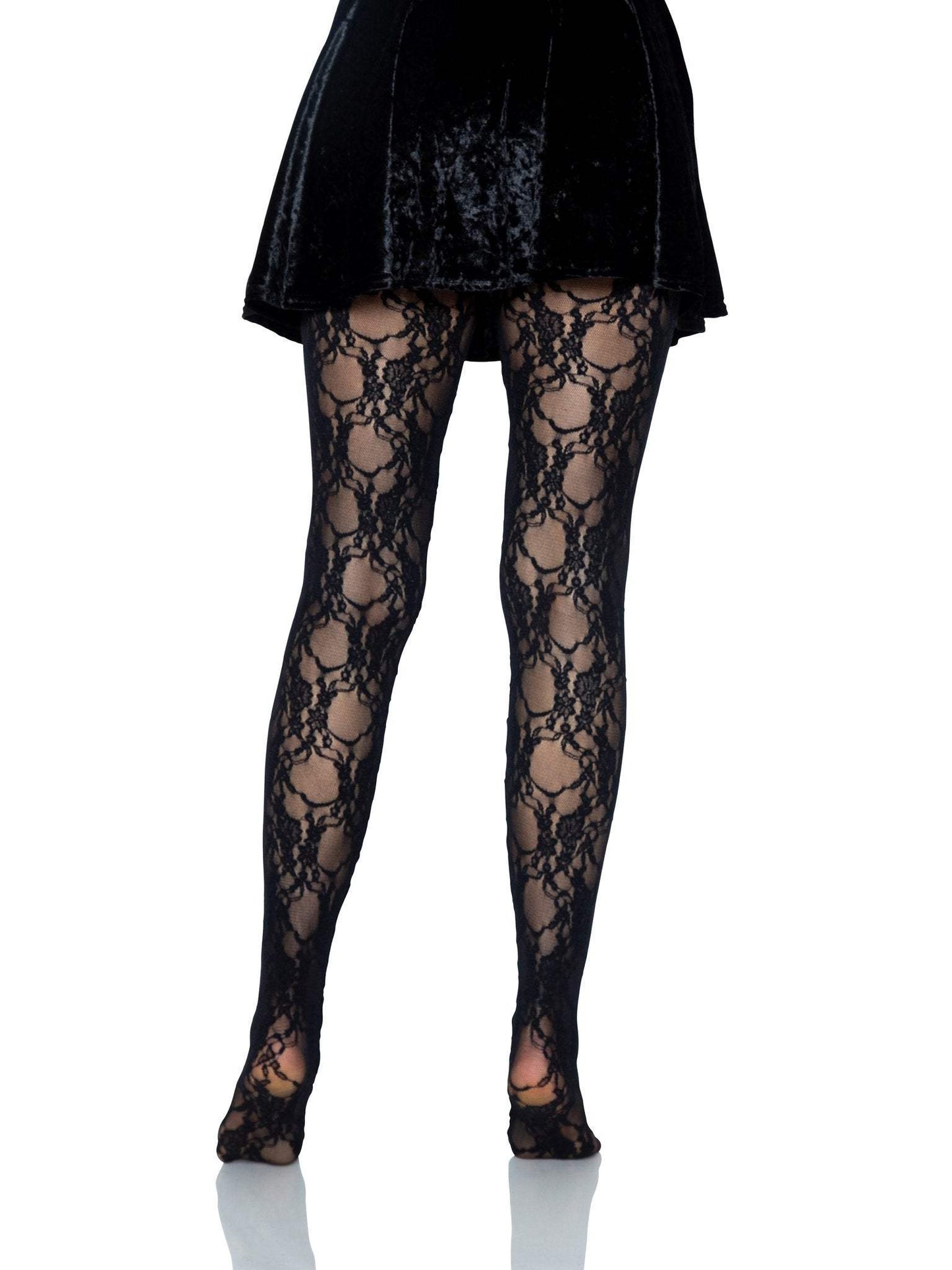 Tori Floral Lace Tights