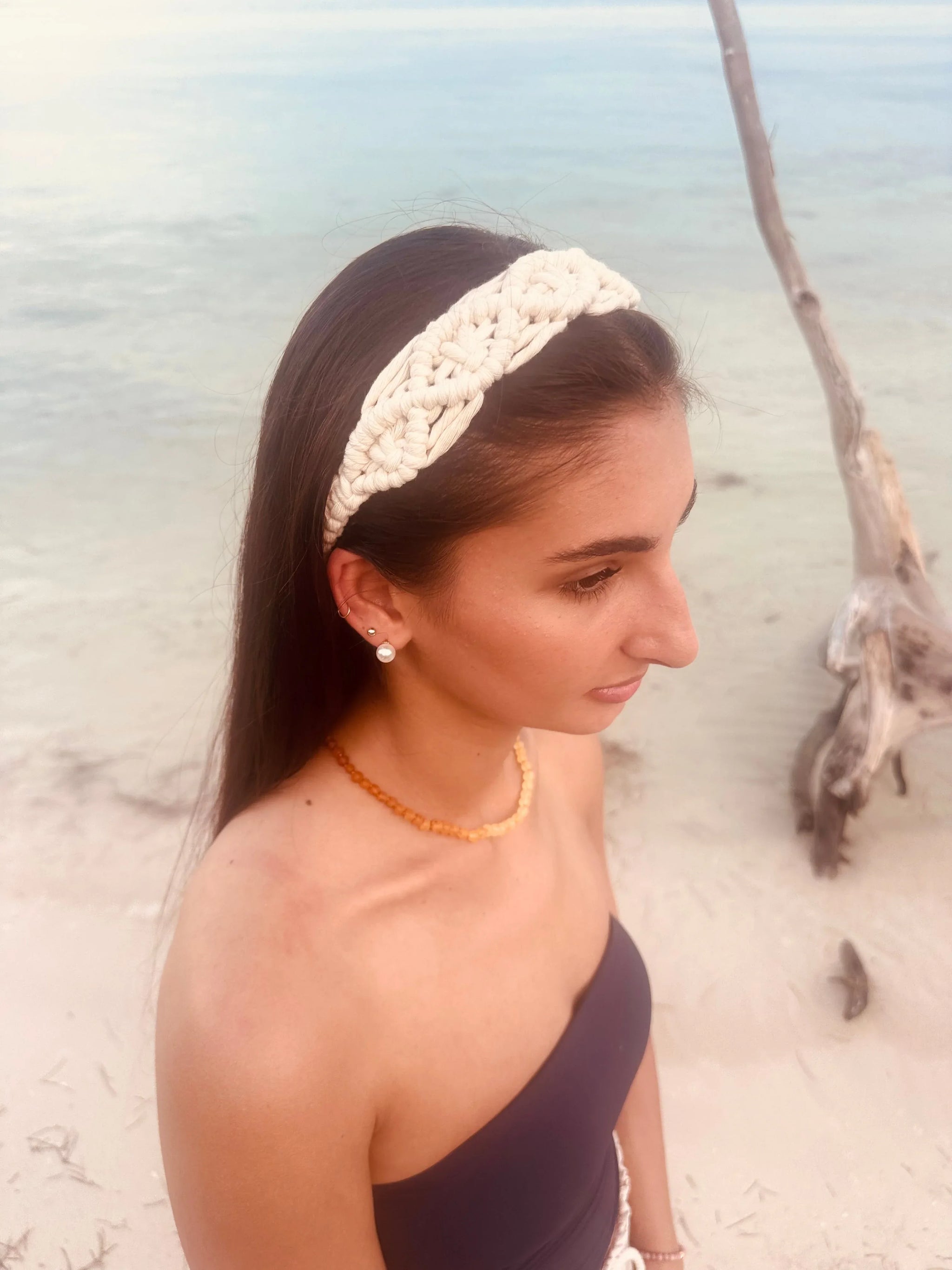 Raw Baltic Amber + Sunflower || Necklace || - CanyonLeaf - Flyclothing LLC