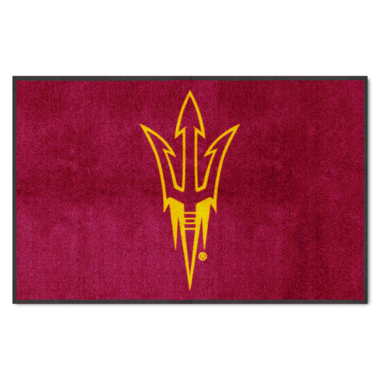 Arizona State 4X6 High-Traffic Mat with Durable Rubber Backing - Landscape Orientation - Arizona State