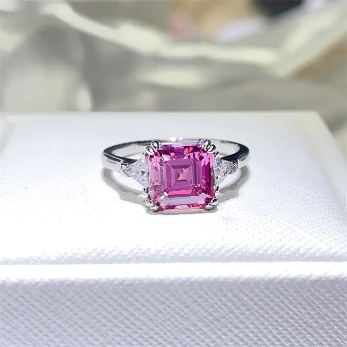 3 Carat Moissanite 925 Sterling Silver Ring - Trendsi - Flyclothing LLC