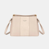 David Jones PU Leather Crossbody Bag - Trendsi