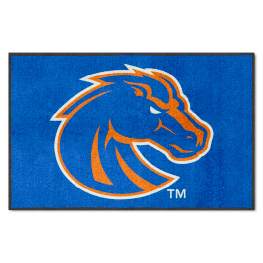 Boise State 4X6 High-Traffic Mat with Durable Rubber Backing - Landscape Orientation - Boise State