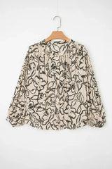 Floral Print Button-Down Shirt - Trendsi - Flyclothing LLC