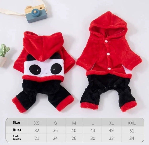 Fleece-lined Thermal Coral Fleece Pig Pet Costume Cat Clothes Small Dog - My Store - Flyclothing LLC