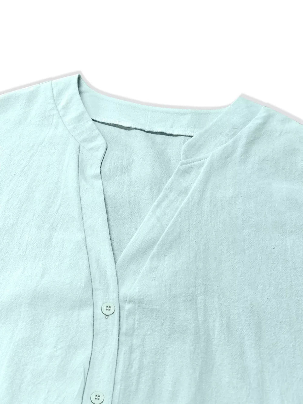 Plus Size Casual Button-Down Short Sleeve Dress - Trendsi - Flyclothing LLC