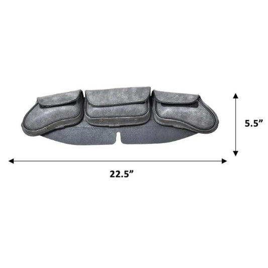 Leather Windshield Bag - Unik Just for Bikers - Flyclothing LLC