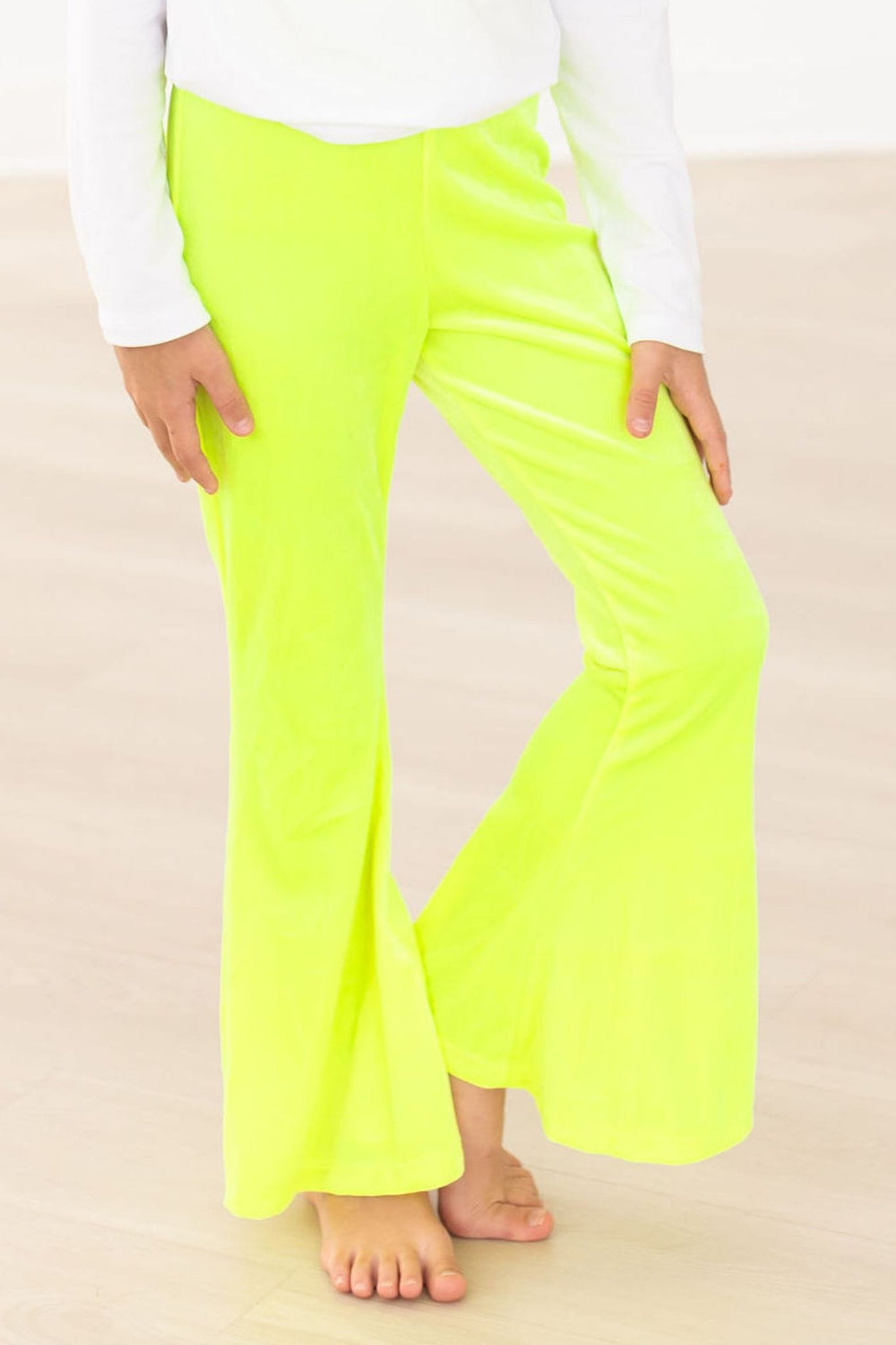 Neon Yellow Velvet Bells - Mila & Rose ®