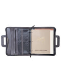 Scully Leather 3 ring zip binder w/drop handles - Scully Leather - Flyclothing LLC