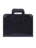 Scully Leather Black 3 Ring Binder W/Drop Handle