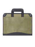 Scully Leather 3 ring zip binder w/drop handles