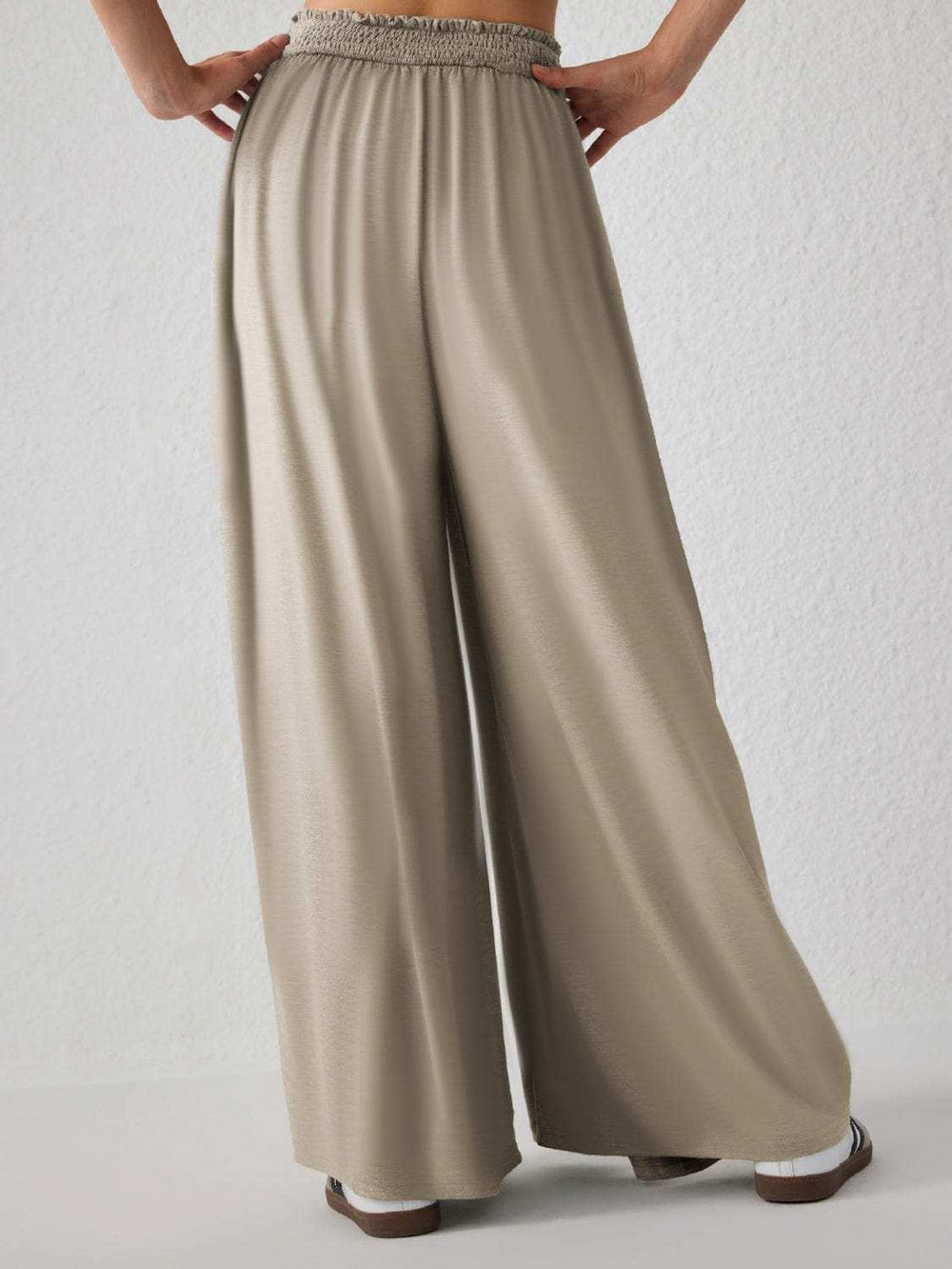 High Waist Wide Leg Pants - Trendsi - Flyclothing LLC