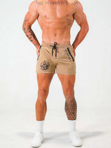 Men's Plus Size Drawstring Waist Shorts - Trendsi - Flyclothing LLC