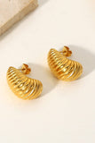 Shell Shore Spiral Stud Earrings - Trendsi