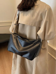 PU Leather Adjustable Strap Crossbody Bag - Trendsi