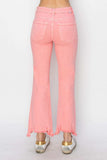 RISEN Raw Hem Bootcut Jeans with Pockets - Trendsi - Flyclothing LLC
