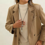 Elegant Bow Pendant Necklace - Trendsi - Flyclothing LLC