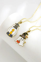 Two-Piece Halloween Theme Necklace Set - Trendsi - Flyclothing LLC
