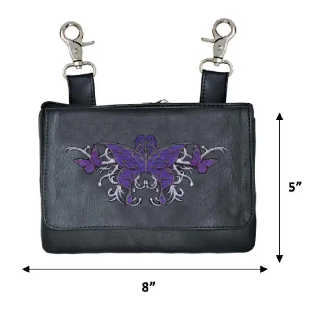 Glam Rider Premium Cowhide Clip-On Bag - Unik Just for Bikers - Flyclothing LLC