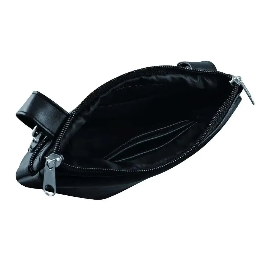 Ladies Clip on Bag with Embroidered Butterfly - Unik Just for Bikers - Flyclothing LLC