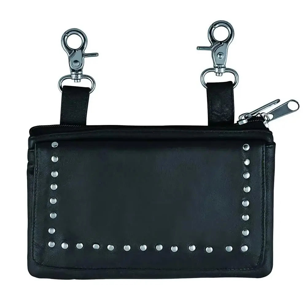 Classic Western Cowhide Clip on Bag - Unik Just for Bikers - Flyclothing LLC