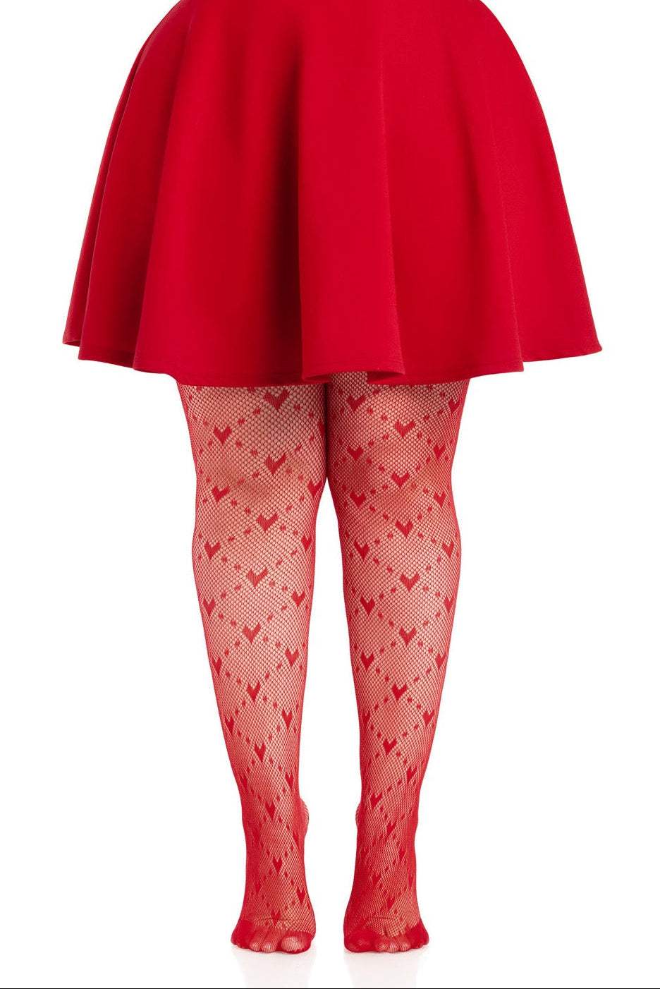 Valentina Heart Net Tights