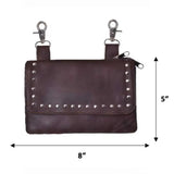 Women’s Cowhide Clip on Bag - Unik Just for Bikers - Flyclothing LLC