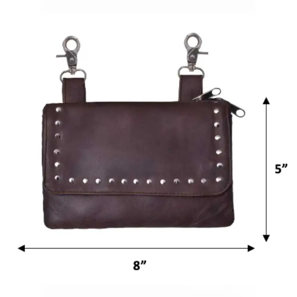 Women’s Cowhide Clip on Bag - Unik Just for Bikers - Flyclothing LLC