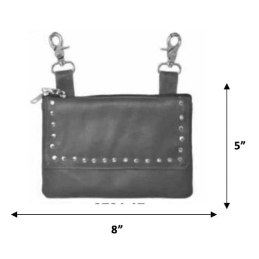 Grey Ladies Clip on Bag - Unik Just for Bikers - Flyclothing LLC