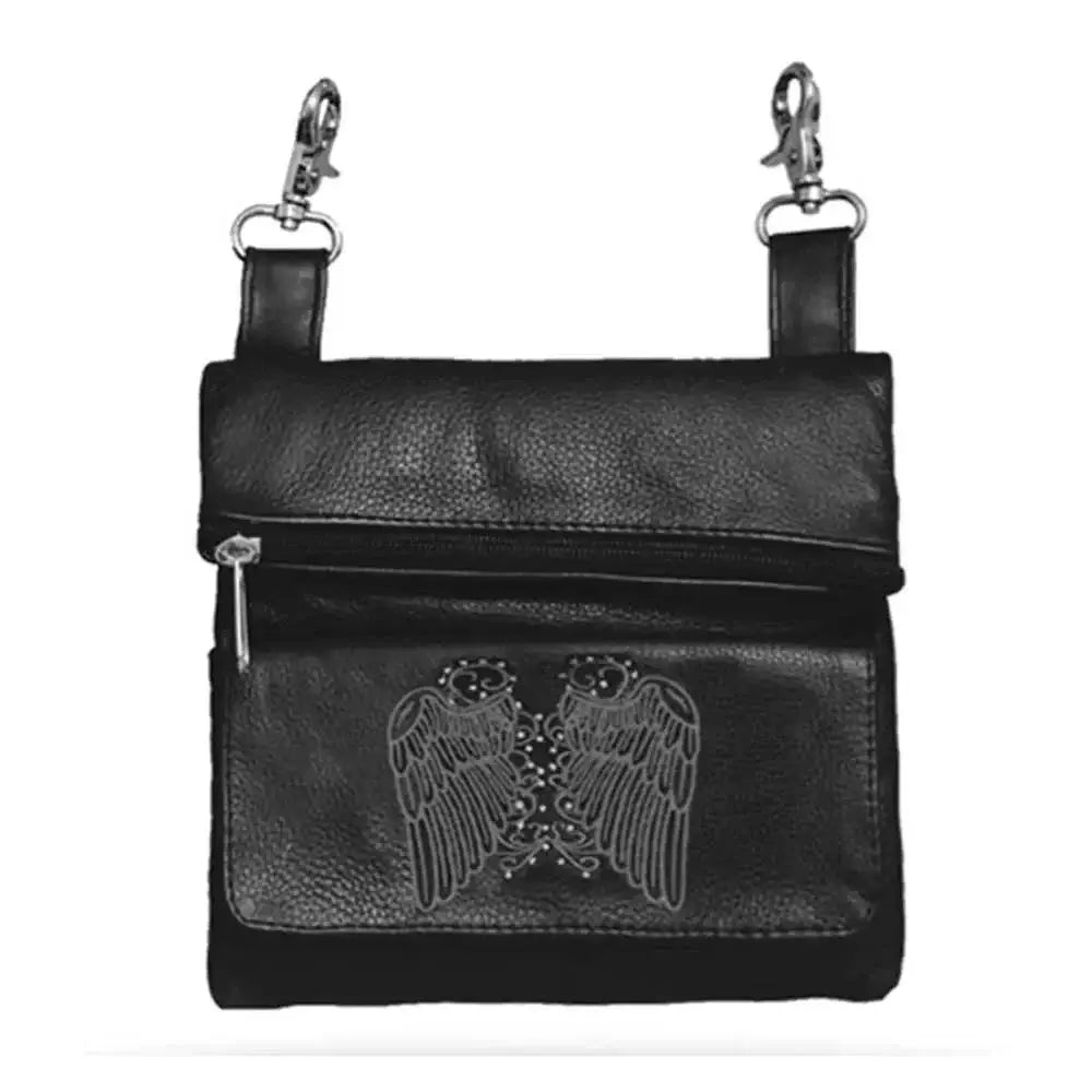 Western Cowhide Leather Clip-On Leg Bag for Women - Unik Just for Bikers - Flyclothing LLC