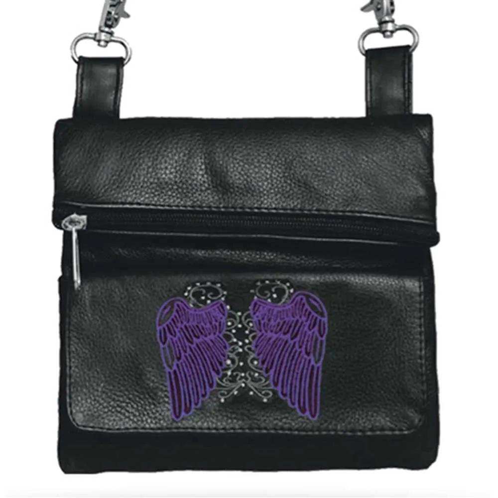 Cowhide Ladies Clip-On Biker Bag - Unik Just for Bikers - Flyclothing LLC