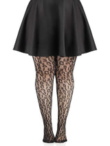 Leopard Net Tights