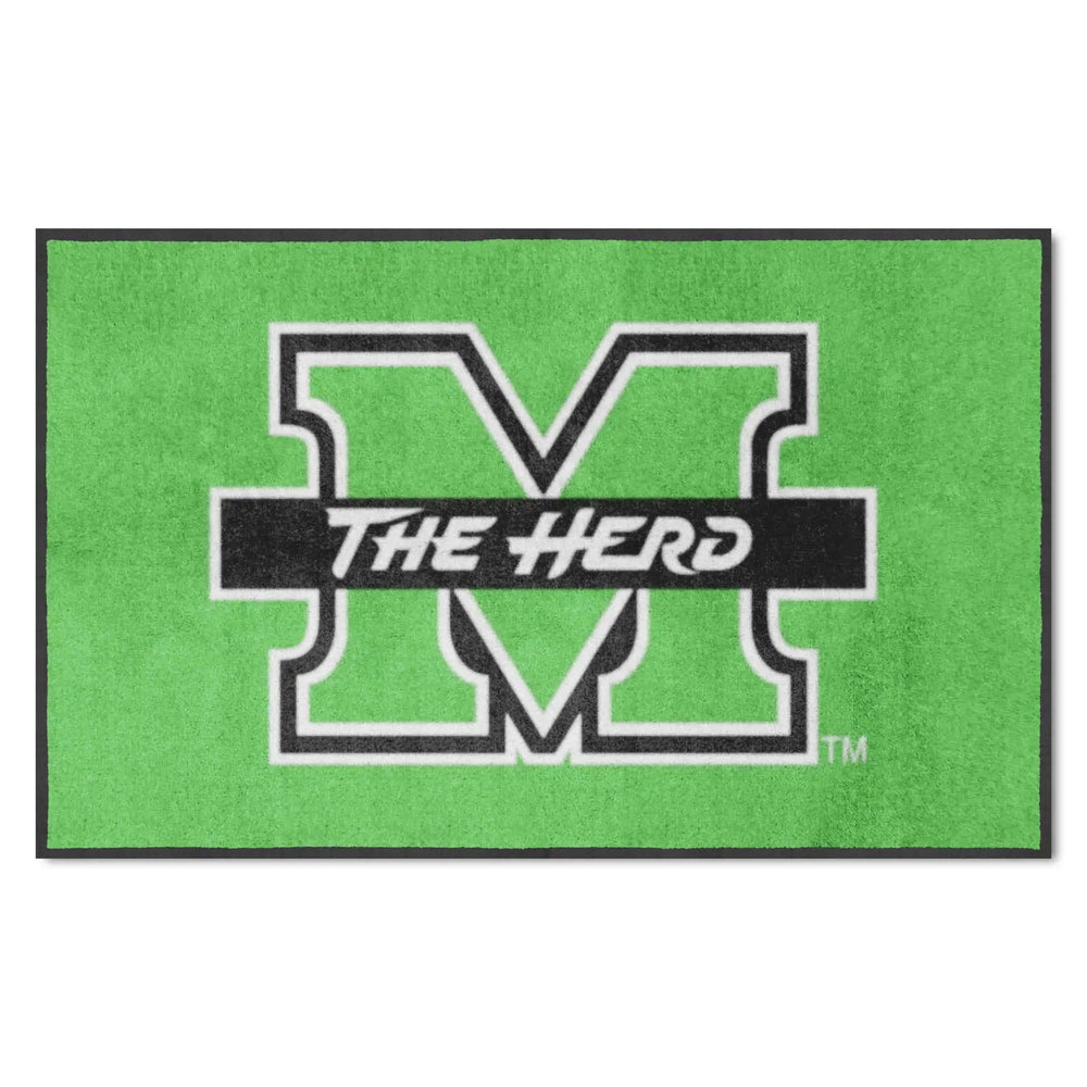 Marshall 4X6 High-Traffic Mat with Durable Rubber Backing - Landscape Orientation - Marshall