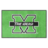 Marshall 4X6 High-Traffic Mat with Durable Rubber Backing - Landscape Orientation - Marshall