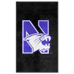 Northwestern 3X5 High-Traffic Mat with Durable Rubber Backing - Portrait Orientation - Northwestern