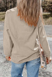 Full Size Sequin Boots Round Neck Long Sleeve Sweatshirt - Trendsi - Flyclothing LLC