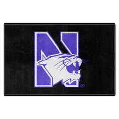 Northwestern4X6 High-Traffic Mat with Durable Rubber Backing - Landscape Orientation - Northwestern