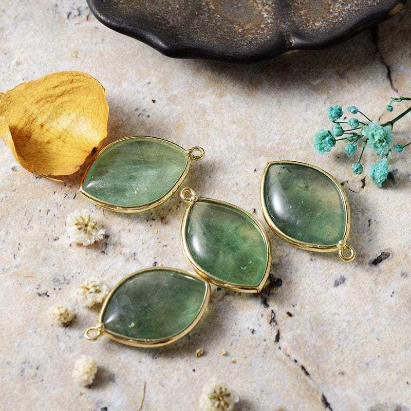 Copper Stone Teardrop Earrings - Trendsi - Flyclothing LLC