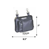 Classic Cowhide Clip-On Bag for Ladies - Unik Just for Bikers - Flyclothing LLC
