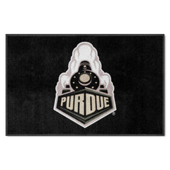 Purdue 4X6 High-Traffic Mat with Durable Rubber Backing - Landscape Orientation - Purdue
