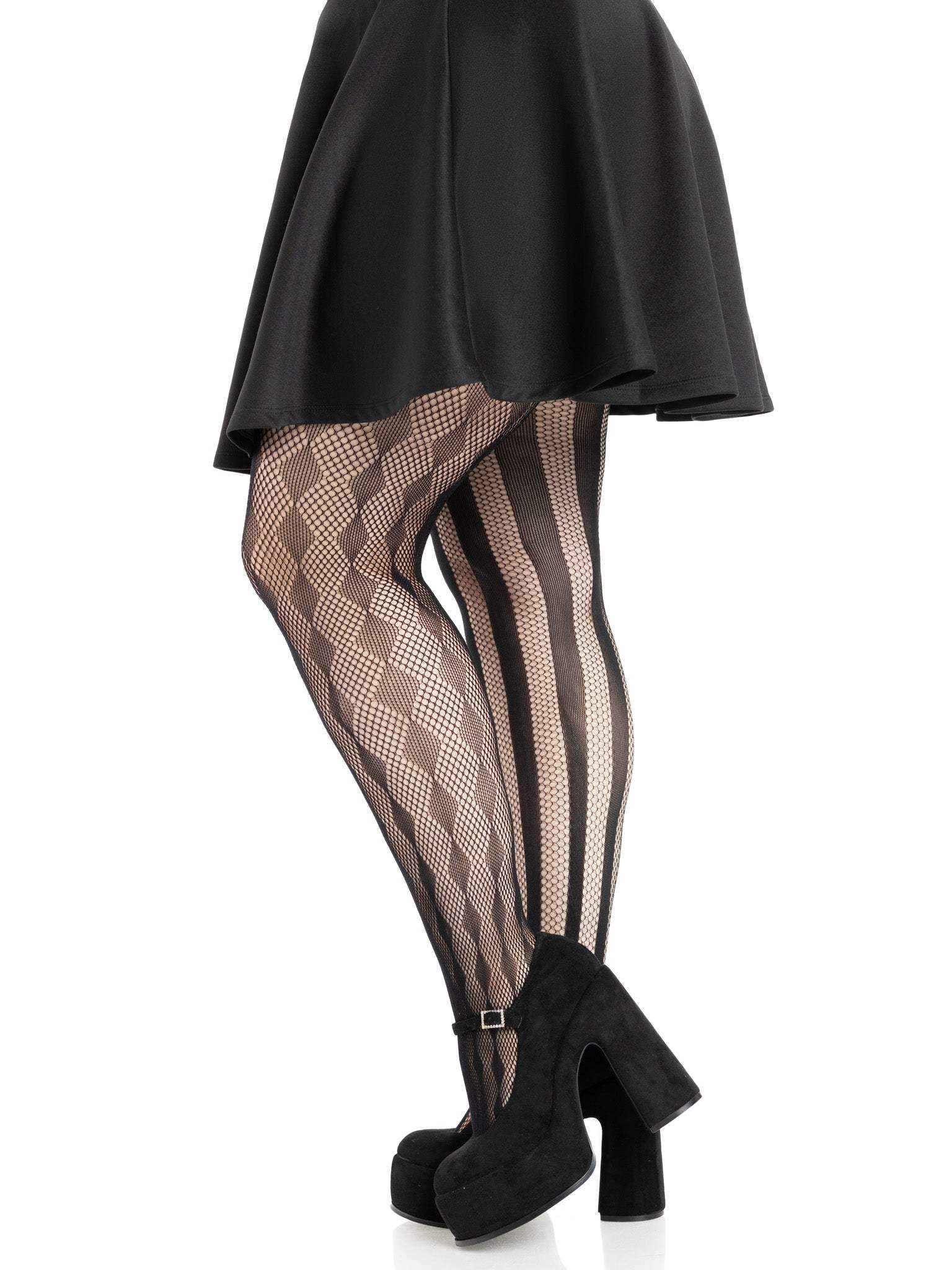 Harlequin Net Tights