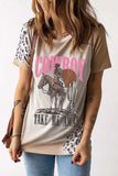 Graphic Round Neck Short Sleeve T-Shirt - Trendsi - Flyclothing LLC