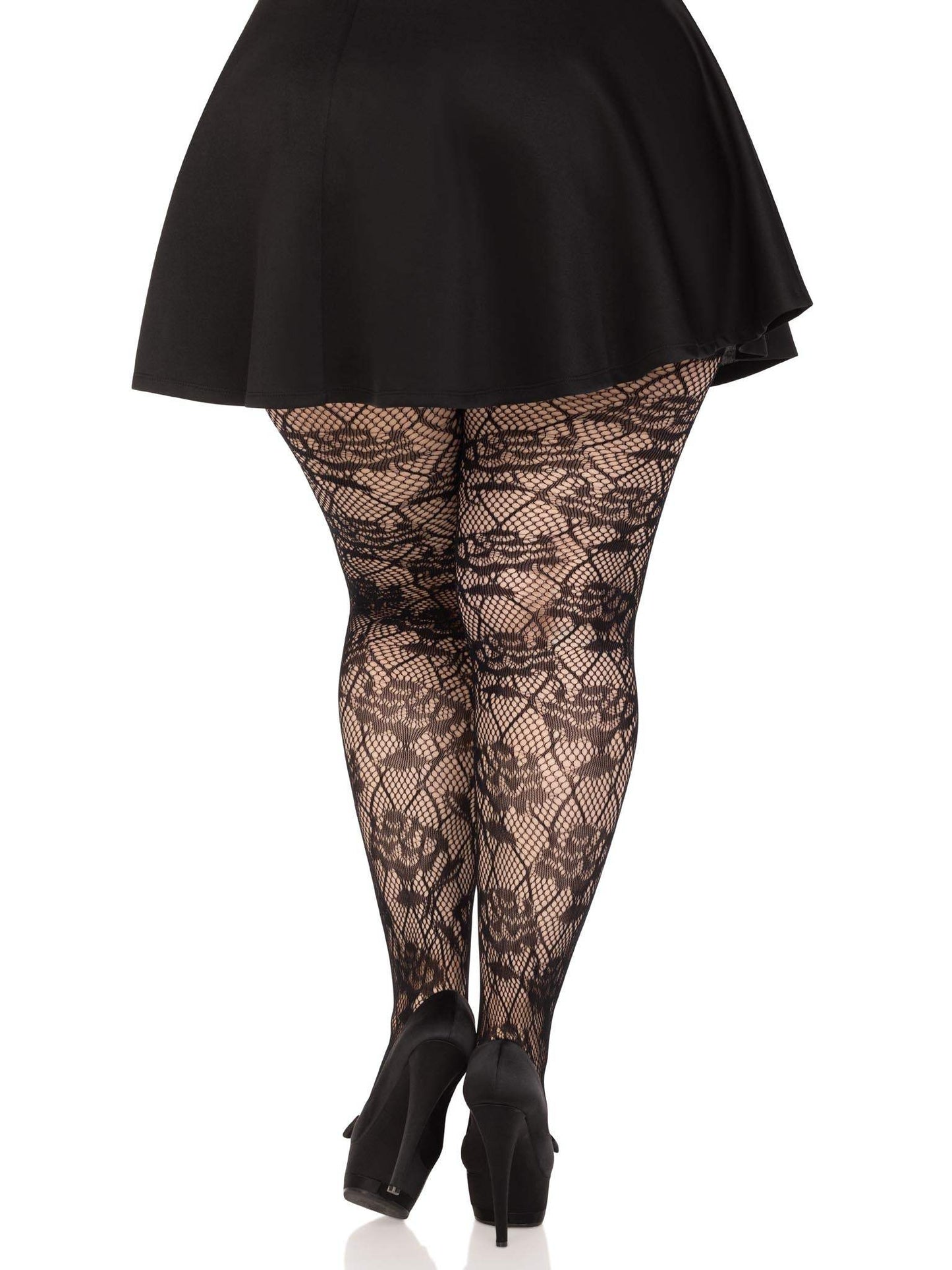 Wild Rose Net Tights