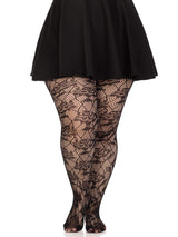 Wild Rose Net Tights