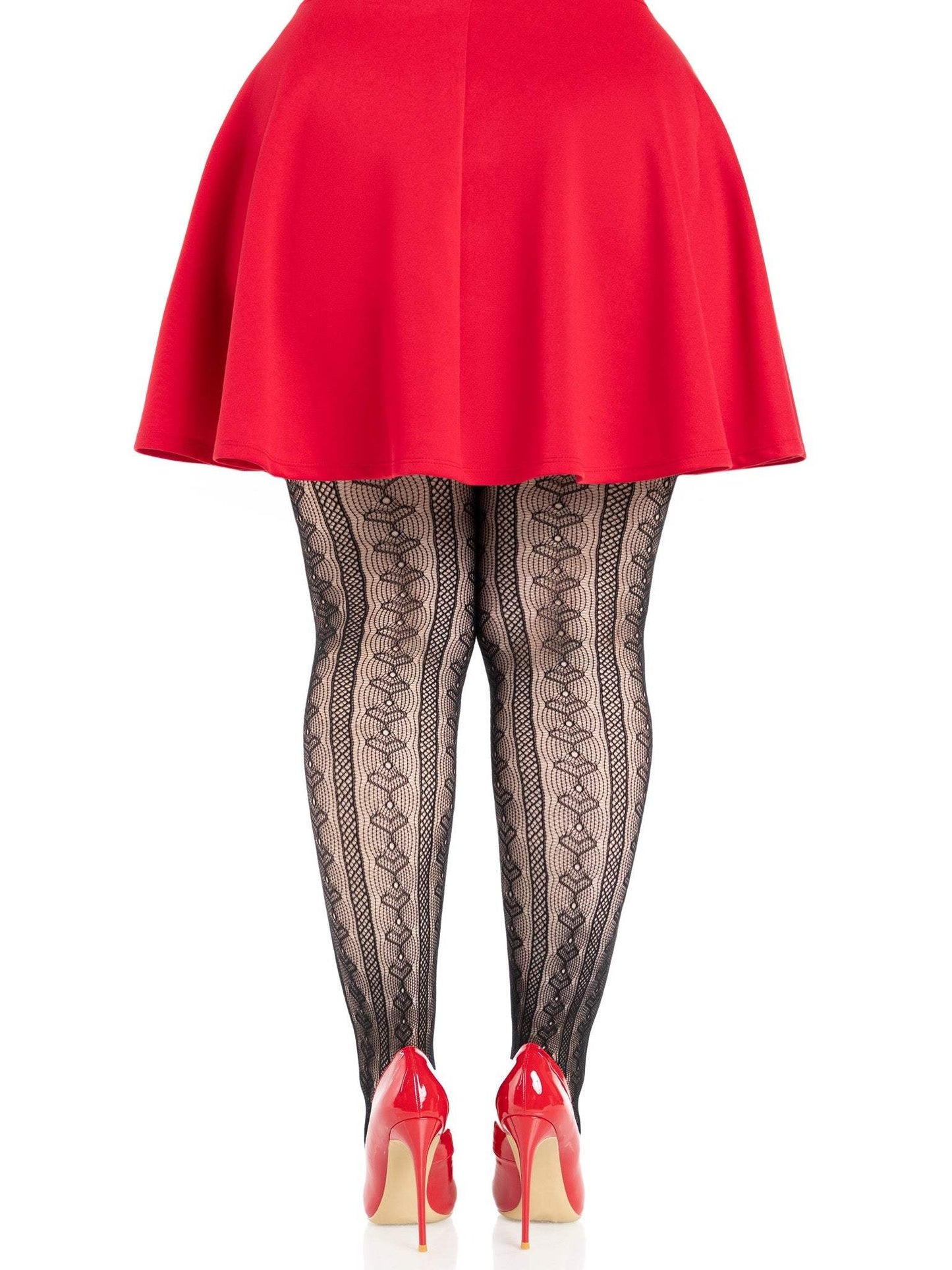 Sweetheart Striped Tights
