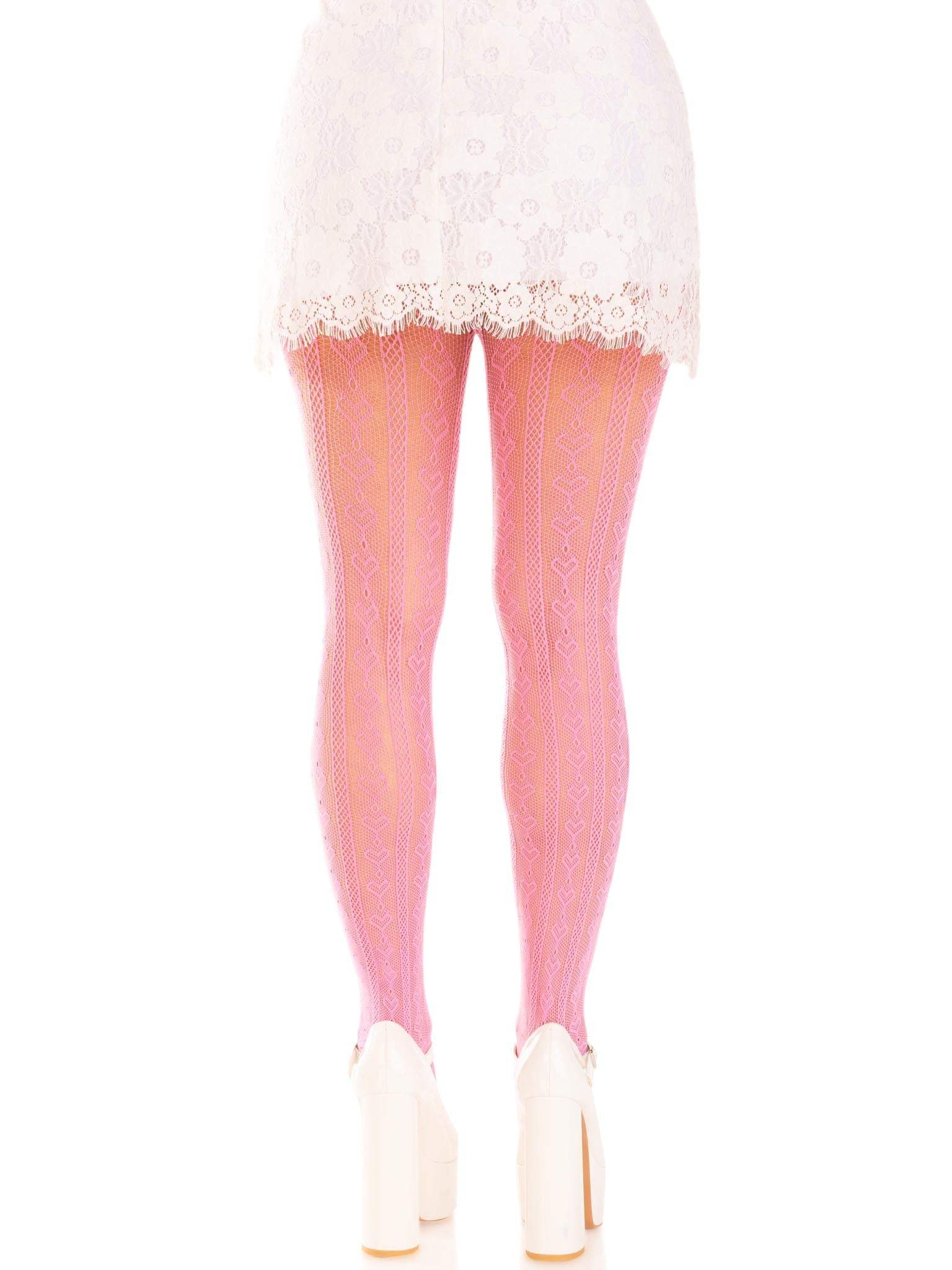 Sweetheart Striped Tights