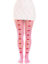 Sweetheart Striped Tights