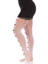Sweetheart Striped Tights