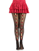 Sweetheart Striped Tights